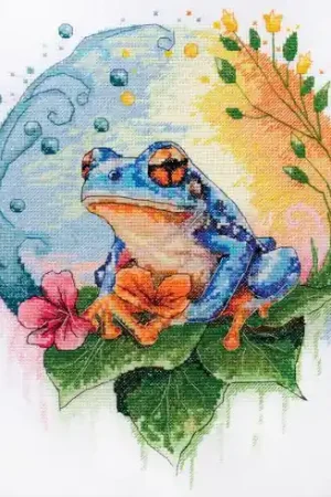 kit ricamo a punto croce - La brillantezza dell'acqua - Abris Art Prezzo Scontato