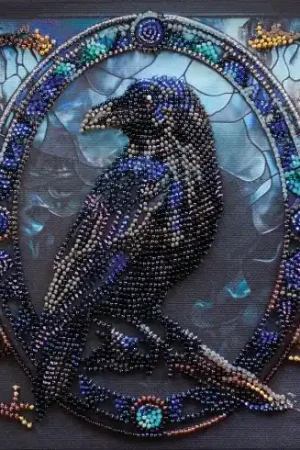 Prezzo Conveniente Kit di ricamo con perline - L'ombra della notte - Abris Art