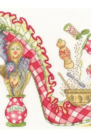 Di Tendenza kit ricamo a punto croce - Zucchero e spezie - Bothy Threads