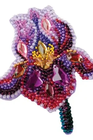Offerta Kit di ricamo con perline - Iris - Abris Art