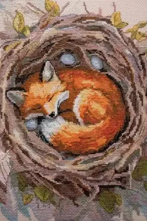 Super Prezzo kit ricamo a punto croce - Protezione del caminetto - Abris Art