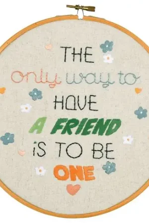 Ultime Pezzi Kit di punti da ricamo - Amicizia - Vervaco