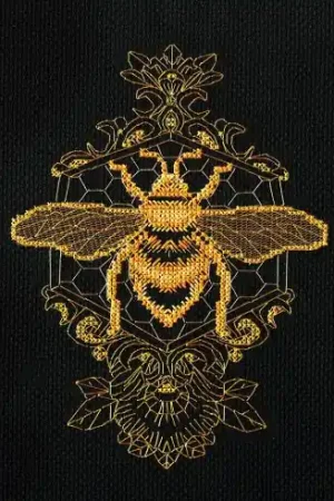 Affare kit ricamo a punto croce - Ape d'oro - Abris Art