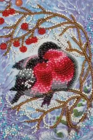 Spedizione Gratuita Kit di ricamo con perline - riscaldamento - Abris Art