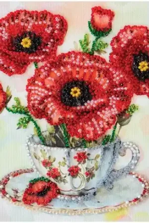 Offerta Limitata Kit di ricamo con perline - Una mattinata ispirata - Abris Art