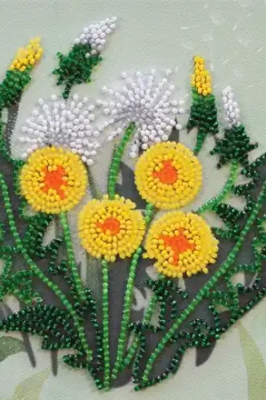 Nuovo Arrivo Kit di ricamo con perline - Dente di leone preferito - Abris Art