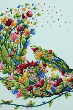 Kit di ricamo con perline - canto degli uccelli - Abris Art Sconto