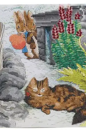 Kit ricamo diamante - Pierre Lapin giocoso - Crystal Art D.I.Y Popolare