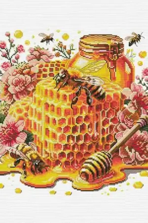 Solo Oggi kit ricamo a punto croce - Paradiso del miele - Nova Sloboda