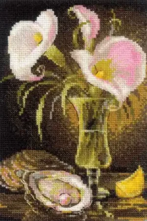 Must-Have kit ricamo a punto croce - Calle e ostriche - Riolis