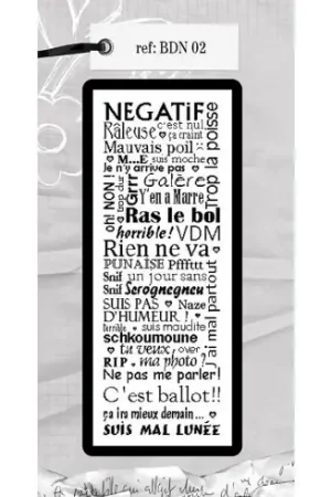 Foglio di punto croce - Negativo! - Isabelle Haccourt Vautier Saldi