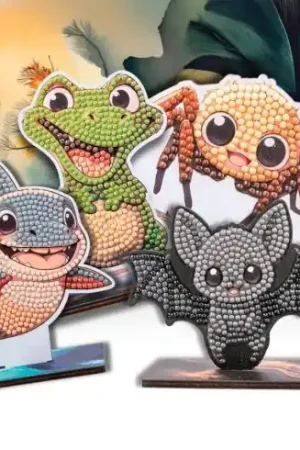 statuetta di diamante - Pacchetto Animali non amati - Crystal Art D.I.Y Subito Disponibile