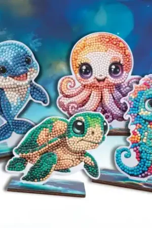 statuetta di diamante - Pacchetto animali dell'oceano - Crystal Art D.I.Y Miglior Prezzo