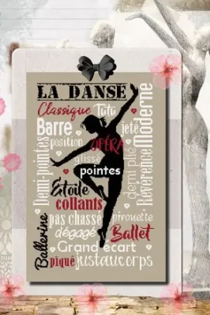 Ultima Occasione Foglio di punto croce - La danza - Isabelle Haccourt Vautier