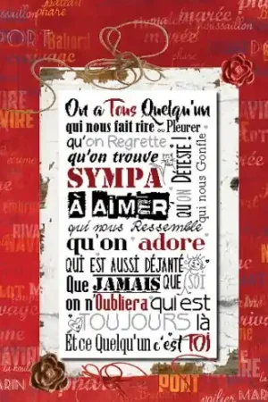 Foglio di punto croce - Tutti noi abbiamo... - Isabelle Haccourt Vautier Prezzo Scontato