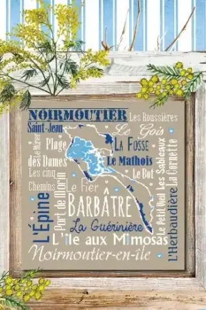 Subito Disponibile Foglio di punto croce - Isola di Noirmoutier - Isabelle Haccourt Vautier