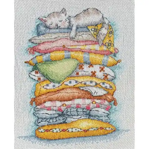 kit ricamo a punto croce - pisolino - Andriana Prezzo Basso