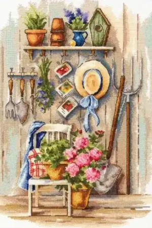 kit ricamo a punto croce - Casa di campagna - Toison d'or Nuovo Arrivo