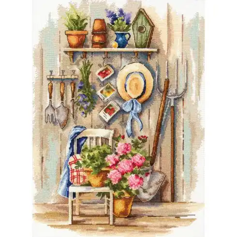 kit ricamo a punto croce - Casa di campagna - Toison d'or Nuovo Arrivo