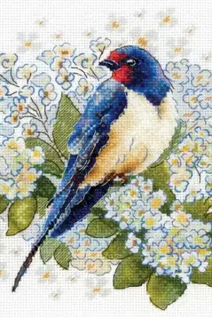 kit ricamo a punto croce - Le rondini - MP Studia Popolare