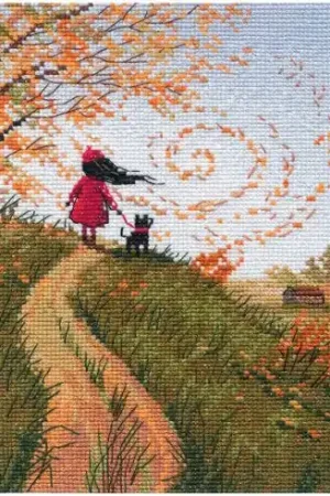 Direttamente Dal Produttore kit ricamo a punto croce - Brezza d'autunno - Oven