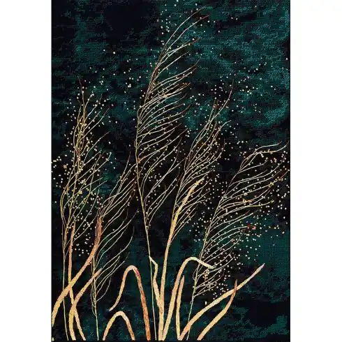 Professionale kit ricamo a punto croce - Spighe dorate - Panna