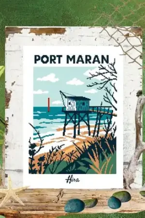 Foglio di punto croce - Porto di Maran - Isabelle Haccourt Vautier Sconto