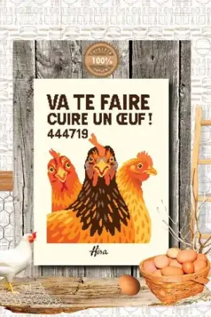 Spedizione Espresso Foglio di punto croce - Vai a cucinarti un uovo! - Isabelle Haccourt Vautier