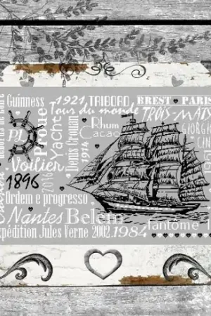 Foglio di punto croce - In lontananza... l'oceano - Isabelle Haccourt Vautier Must-Have