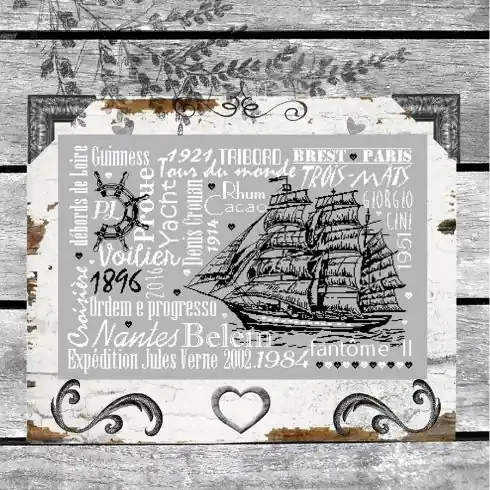 Foglio di punto croce - In lontananza... l'oceano - Isabelle Haccourt Vautier Must-Have