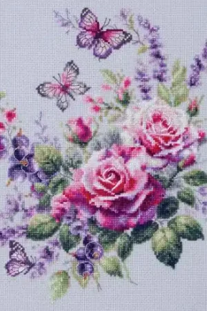 Pagamento Sicuro kit ricamo a punto croce - Giardino felice - Magic Needle